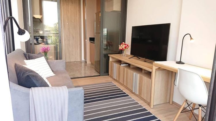 ตกแต่งครบ Sansiri 36 ตร.ม. 1 ห้องนอน 1 ห้องน้ำ คอนโดสำหรับ ขายใน พระโขนงเหนือ รูปที่ 2