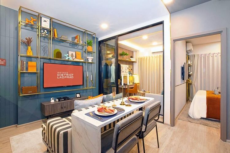 ตกแต่งครบ Major Development 35 ตร.ม. 1 ห้องนอน 1 ห้องน้ำ คอนโดสำหรับ ขายใน จอมพล รูปที่ 2