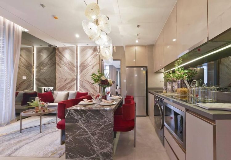 2 ห้องนอน 59.77 ตร.ม. ดิ เอ็กซ์โทร พญาไท-รางน้ำ