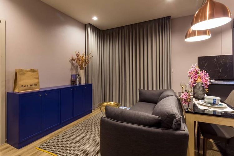 ตกแต่งครบ Sansiri 57 ตร.ม. 2 ห้องนอน 2 ห้องน้ำ คอนโดสำหรับ ขายใน จตุจักร รูปที่ 4