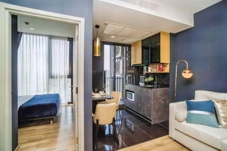 ตกแต่งครบ Sansiri 27 ตร.ม. 1 ห้องนอน 1 ห้องน้ำ คอนโดสำหรับ ขายใน จตุจักร รูปที่ 3