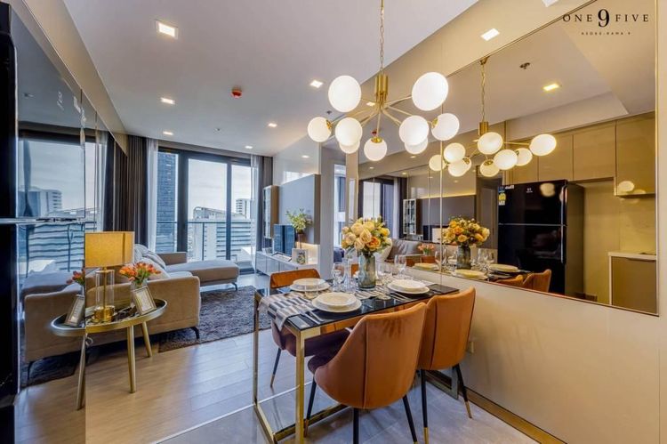 2 ห้องนอน 2 ห้องน้ำ 57.97 ตร.ม. วัน ไนน์ ไฟว์ อโศก – พระราม 9