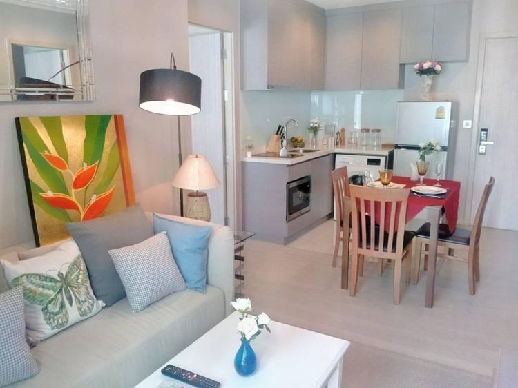 ตกแต่งครบ AP (Thailand) 56 ตร.ม. 2 ห้องนอน 2 ห้องน้ำ คอนโดสำหรับ ขาย &amp; เช่าใน พระโขนง รูปที่ 2