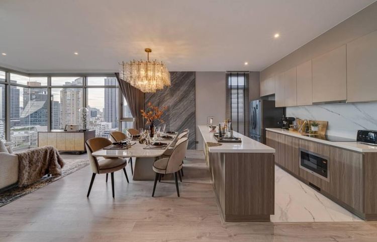 2022 AP (Thailand) 2 ห้องนอน 2 ห้องน้ำ 86.29 ตร.ม. ริทึ่ม เอกมัย เอสเตท รูปที่ 2