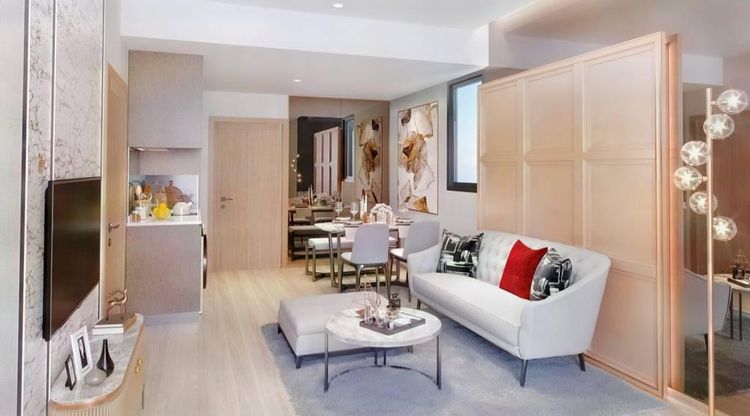 35 ตร.ม. 1 ห้องนอน 1 ห้องน้ำ คอนโดสำหรับ ขายใน ทุ่งมหาเมฆ