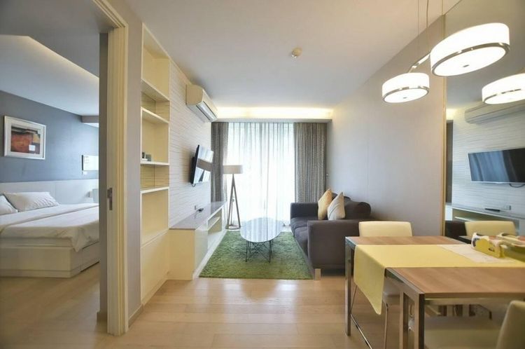 ตกแต่งครบ Sansiri 46 ตร.ม. 1 ห้องนอน 1 ห้องน้ำ คอนโดสำหรับ ขายใน คลองเตยเหนือ รูปที่ 4