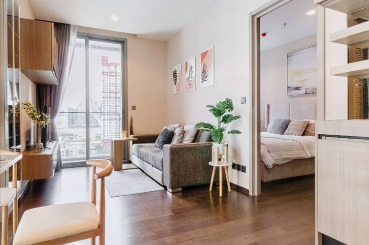 ตกแต่งครบ 2018 Sansiri 35 ตร.ม. 1 ห้องนอน 1 ห้องน้ำ คอนโดสำหรับ ขายใน ถนนเพชรบุรี รูปที่ 3