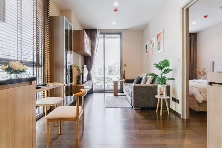 ตกแต่งครบ 2018 Sansiri 35 ตร.ม. 1 ห้องนอน 1 ห้องน้ำ คอนโดสำหรับ ขายใน ถนนเพชรบุรี