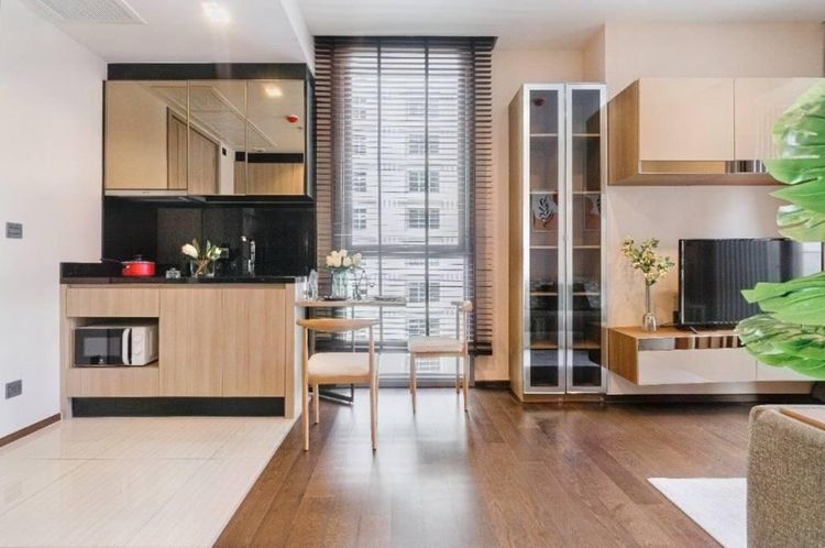 ตกแต่งครบ 2018 Sansiri 35 ตร.ม. 1 ห้องนอน 1 ห้องน้ำ คอนโดสำหรับ ขายใน ถนนเพชรบุรี รูปที่ 2