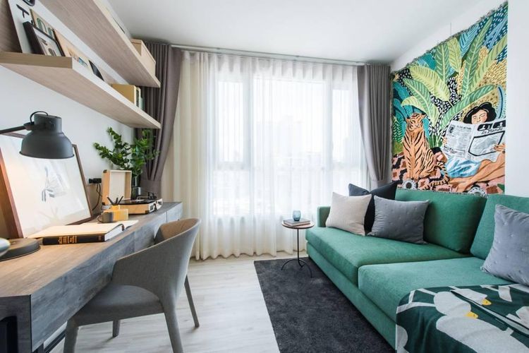 2020 Sansiri 59 ตร.ม. 2 ห้องนอน 2 ห้องน้ำ คอนโดสำหรับ ขายใน ห้วยขวาง รูปที่ 2