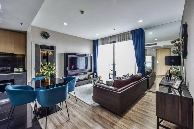 ตกแต่งครบ 2018 Sansiri 63 ตร.ม. 2 ห้องนอน 2 ห้องน้ำ คอนโดสำหรับ ขายใน จตุจักร