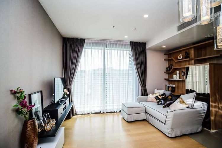 ตกแต่งครบ 2013 Sansiri 45 ตร.ม. 1 ห้องนอน 1 ห้องน้ำ คอนโดสำหรับ ขายใน ถนนเพชรบุรี