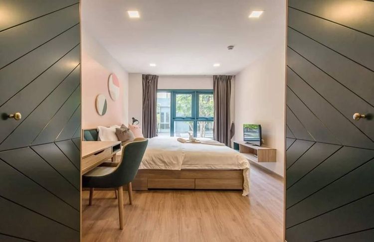 ตกแต่งครบ 2019 Sansiri ขาย The Base Sukhumvit 50 2 ห้องนอน 2 ห้องน้ำ 56.75 ตารางเมตร รูปที่ 4