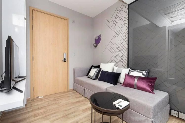 ตกแต่งครบ 2018 Sansiri ให้เช่า The Line Jatujak Mochit 1 ห้องนอน 1 ห้องน้ำ 26 ตารางเมตร รูปที่ 2