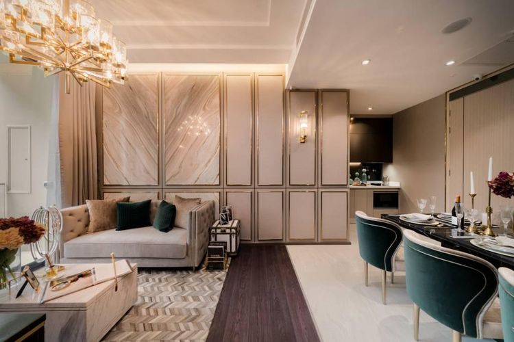 2022 AP (Thailand) 2 ห้องนอน 60.22ตร.ม ดิ แอดเดรส สยาม-ราชเทวี รูปที่ 3