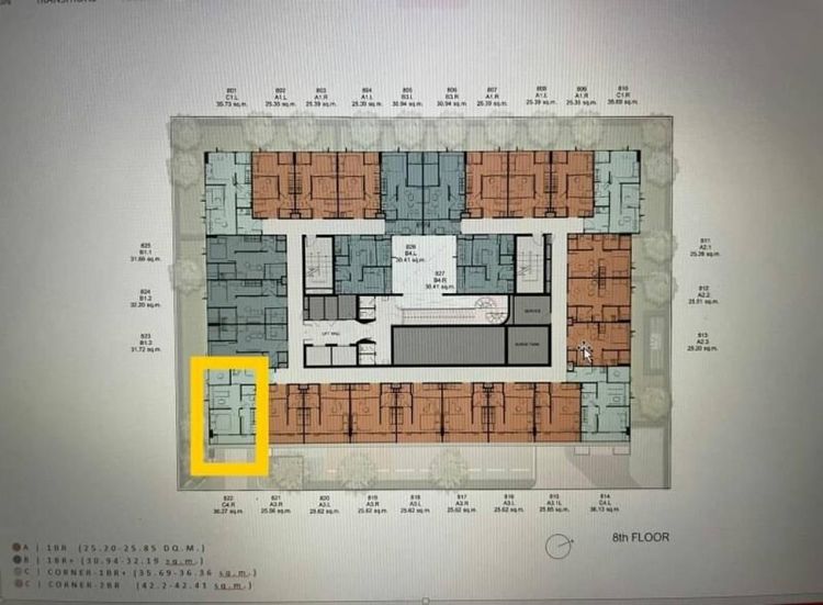 2022 อื่นๆ 36 ตร.ม. 1 ห้องนอน 1 ห้องน้ำ คอนโดสำหรับ ขายใน ดินแดง รูปที่ 3