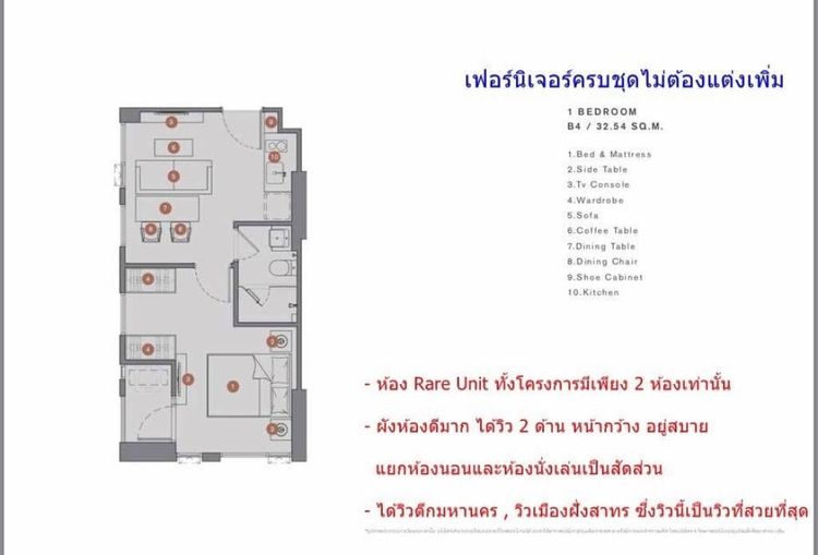 ตกแต่งครบ 2022 อื่นๆ ‼️Rare item in the most private condo in Samyan‼️ รูปที่ 3