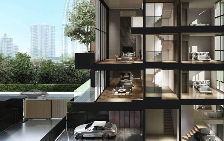 2019 Chewathai 301 ตร.ม. 3 ห้องนอน 4 ห้องน้ำ ทาวน์เฮาส์สำหรับ ขายใน คลองตัน รูปที่ 2