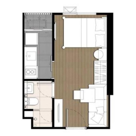 2020 อื่นๆ สตูดิโอ 22.50ตร.ม เดอะ ไพรเวซี่ เตาปูน อินเตอร์เชนจ์ รูปที่ 2