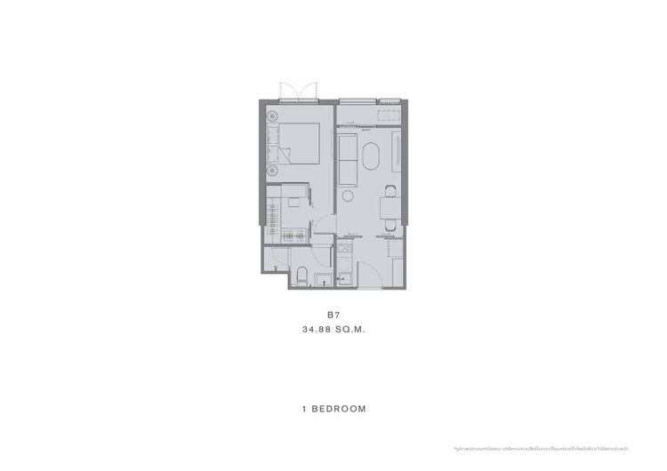 2020 อื่นๆ 1 ห้องนอน 34.88 ตร.ม แชปเตอร์ ทองหล่อ 25