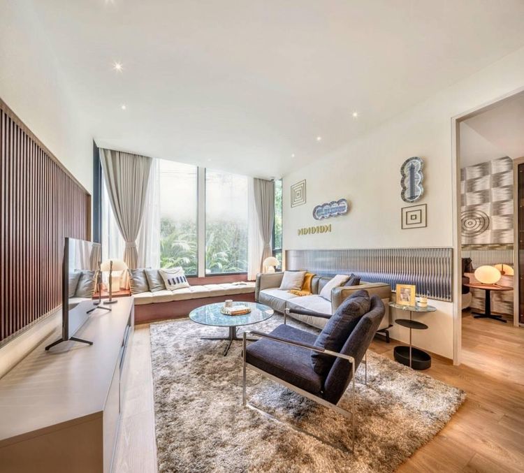 ตกแต่งครบ 2024 Noble Development 1 ห้องนอน พลัส 52.20 ตร.ม โนเบิล ฟอร์ม ทองหล่อ รูปที่ 2