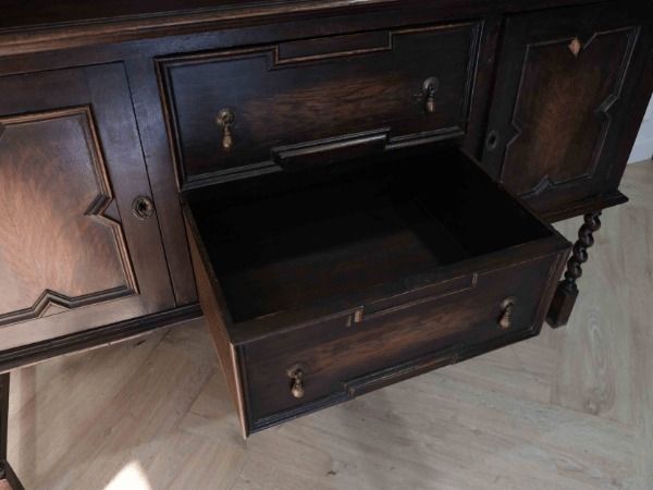 ไซด์บอร์ด 2 ประตู 2 ลิ้นชัก นำเข้าจากยุโรป รูปที่ 5