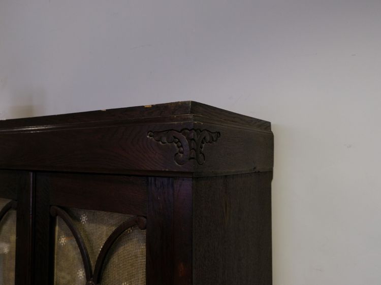 ตู้เสื้อผ้า 2บานเปิด สไตล์วินเทจ สีไม้วอลนัท งานยุโรปมาจากเยอรมนี รูปที่ 9