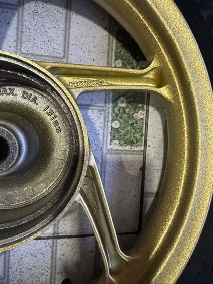 ล้อแม็กแท้คลิก125 ยิงทรายใหม่ พร้อมยางใหม่ดิสโตน คู่ละ3900 รูปที่ 15