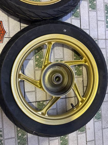 ล้อแม็กแท้คลิก125 ยิงทรายใหม่ พร้อมยางใหม่ดิสโตน คู่ละ3900 รูปที่ 10