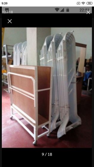 เตียงเหล็ก พื้นไม้ โมเดิร์น วินเทจ แข็งแรง เหล็กหนา บาง รับทำตามสั่ง 081-77752 สี่ เจ็ด รูปที่ 10