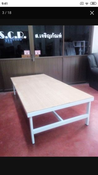 เตียงเหล็ก พื้นไม้ โมเดิร์น วินเทจ แข็งแรง เหล็กหนา บาง รับทำตามสั่ง 081-77752 สี่ เจ็ด รูปที่ 9