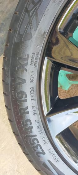 แม็กมาสด้า ขอบ19 สีอบpowder coat พร้อมยางคอนติ 235 45 19 ปี23 ยางสวยทุกเส้นใส่ CX 30 ,CX 3 รูปที่ 10