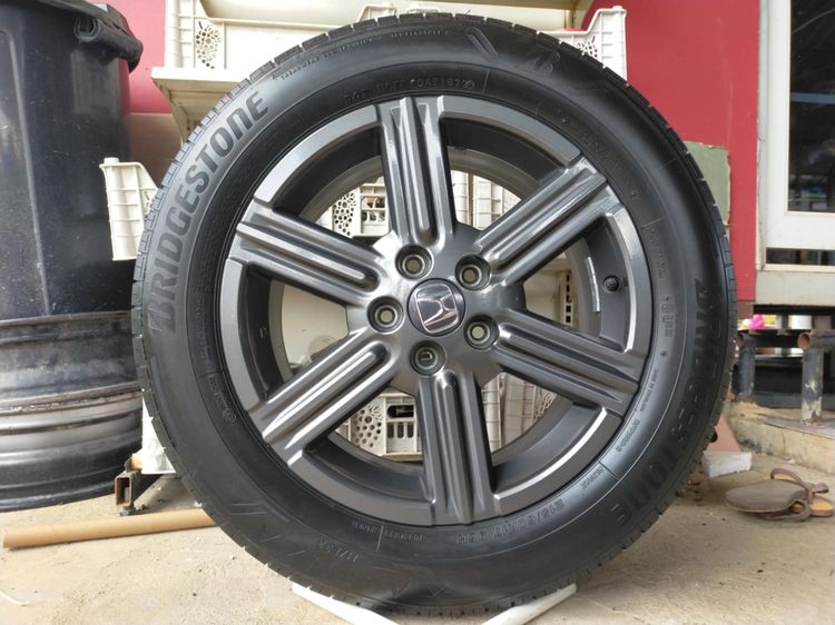 แม็กฮอนด้า ขอบ17 สีเดิมพร้อมยางบริสโตน 215 60 17 ปี22 ใส่HRV accord CRV g2 อื่นๆ 5 รู 114 รูปที่ 3