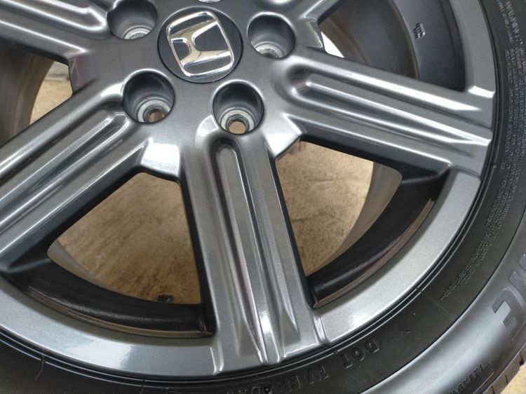 แม็กฮอนด้า ขอบ17 สีเดิมพร้อมยางบริสโตน 215 60 17 ปี22 ใส่HRV accord CRV g2 อื่นๆ 5 รู 114 รูปที่ 7