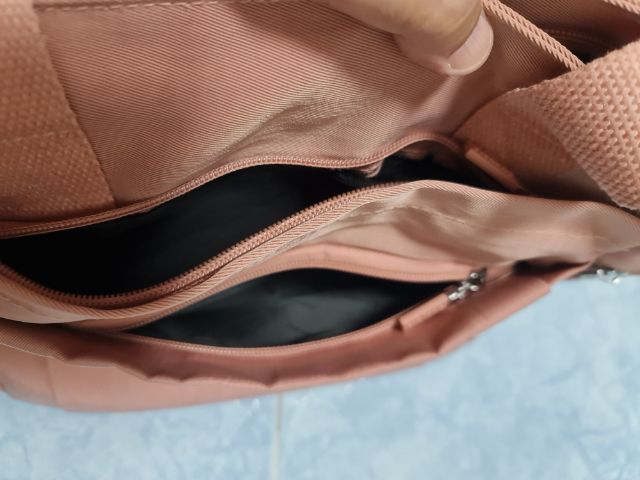 กระเป๋าสะพาย ถือ ขนาดใหญ่ สีชมพู รูปที่ 6