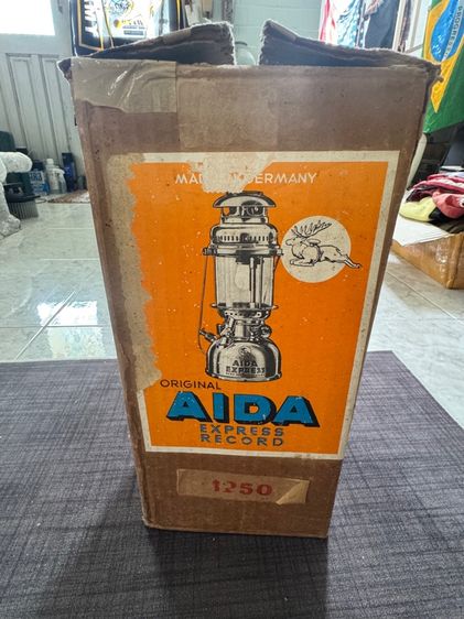 ตะเกียง AIDA EXPRESS RECORD No. 1250  250cp พ่นไฟป้ายส้ม Germany 🇩🇪  รูปที่ 14