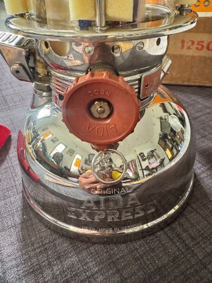 ตะเกียง AIDA EXPRESS RECORD No. 1250  250cp พ่นไฟป้ายส้ม Germany 🇩🇪  รูปที่ 4