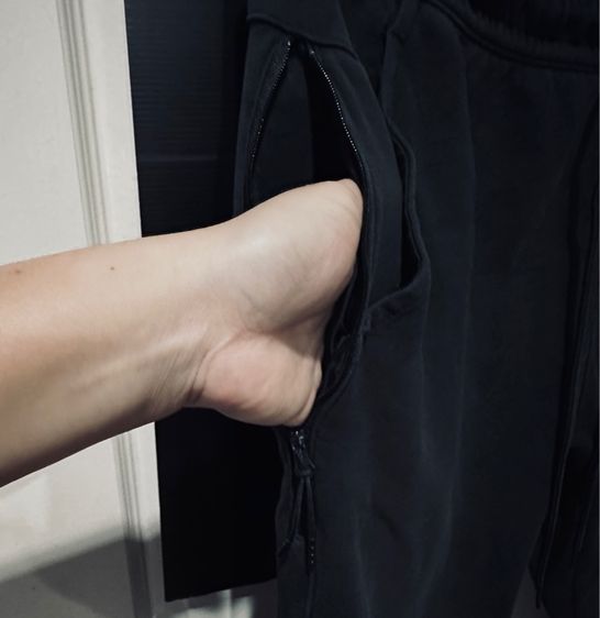 กางเกงวอร์มสีดำ แบรนด์ Nike tecflee  รูปที่ 10