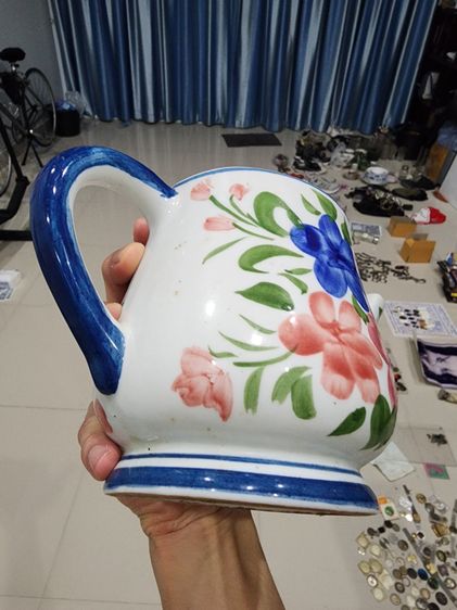 กาน้ำชา เก่าเก็บ เดิมๆ รุ่นเก่า สวยหายาก  สภาพดี  วินเทจ ขายตามสภาพไม่มีฝาปิดข้างบน พร้อมส่งครับ รูปที่ 9