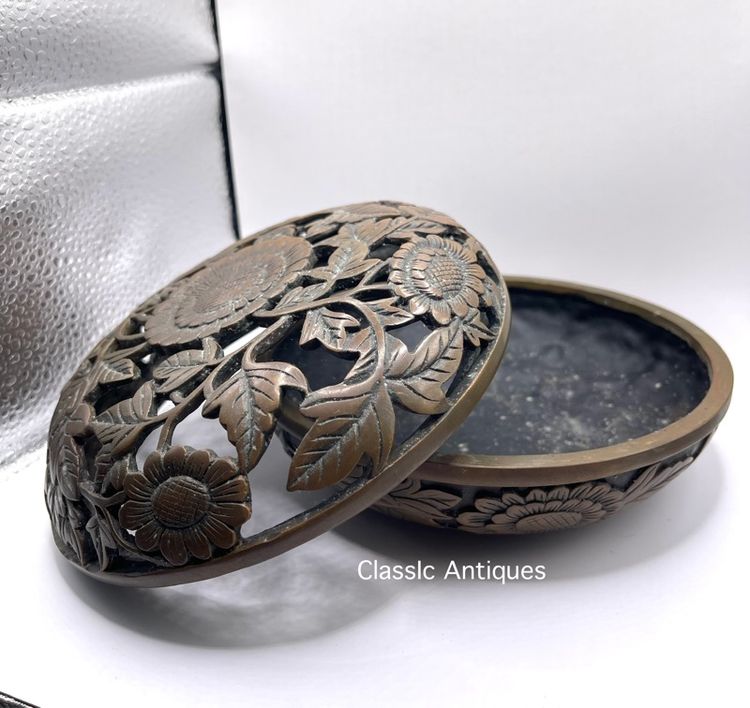 กระถาง กำยาน ทองเหลืองA76