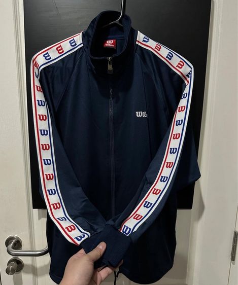 เสื้อวอร์มสีกรม แบรนด์ Wilson รูปที่ 6