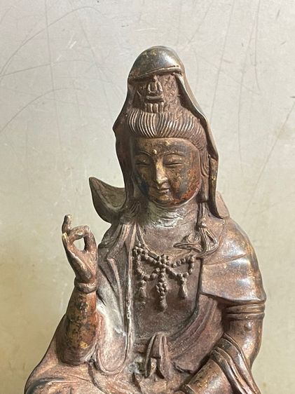 เจ้าแม่กวนอิม ทองเหลืองสะสมA รูปที่ 3