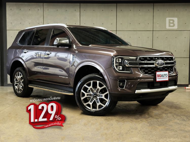 รถ Ford Everest 2.0 Titanium Plus 4WD สี น้ำตาล