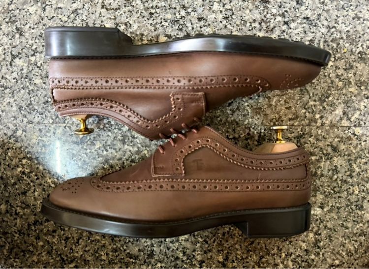Tod's Dark Brown เบอร์41 รูปที่ 3