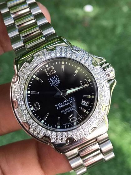 Tag Heuer F1 Quartz Diamond 120 Black Dail WAC1214 (Boy Size)🇨🇭🇨🇭
🇨🇭 รูปที่ 3
