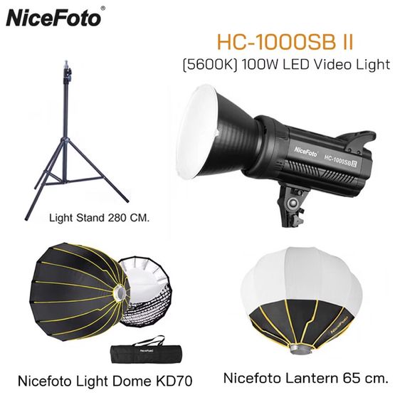 NiceFoto HC-1000SB II ไฟสตูดิโอ LED Daylight 100w.(5600K) มือสอง รูปที่ 2