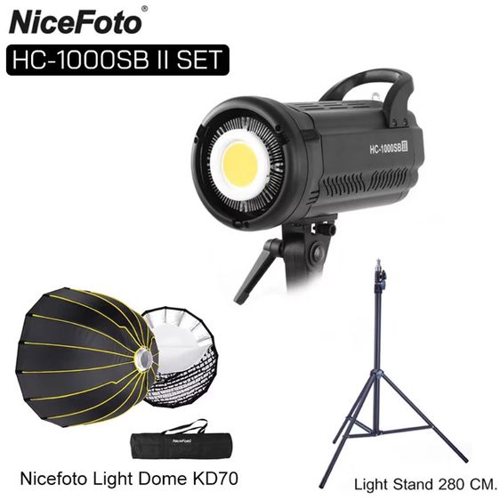 NiceFoto HC-1000SB II ไฟสตูดิโอ LED Daylight 100w.(5600K) มือสอง รูปที่ 12