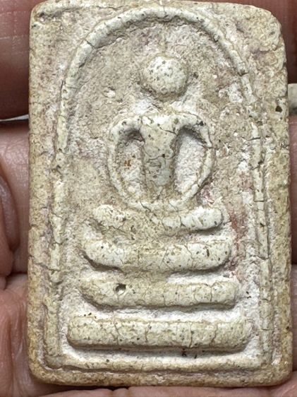 🙏พระสมเด็จเก่า มีหักซ่อมเดิม เลี่ยมเก่า🙏พระสมเด็จพิมพ์อกครุฑ องค์ละ1850 รูปที่ 8