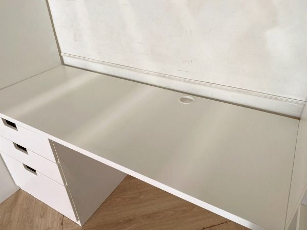 เตียง 3 ฟุต ทรงสูงพร้อมโต๊ะและที่เก็บของ ยี่ห้อ Ikea รุ่น SMÅSTAD สมวสตัด รูปที่ 9