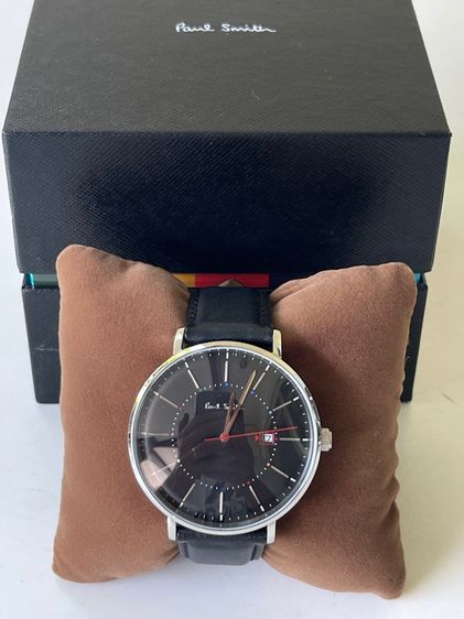PAUL SMITH P10085 Quartz Analog Leather Stainless Men's Watch Preowned รูปที่ 6